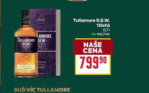 Tullamore D.E.W. 12letá 0,7l