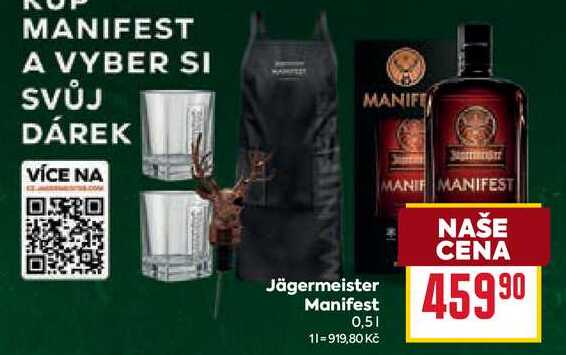 Jägermeister Manifest 0,5l
