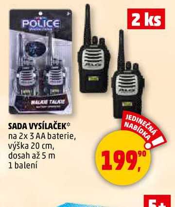 SADA VYSÍLAČEK, 1 balení