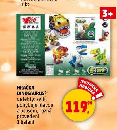 HRAČKA DINOSAURUS, 1 balení
