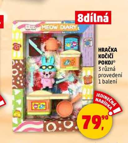 HRAČKA KOČIČÍ POKOJ, 1 balení 