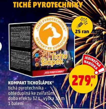 KOMPAKT TICHOŠLÁPEK, 1 balení 