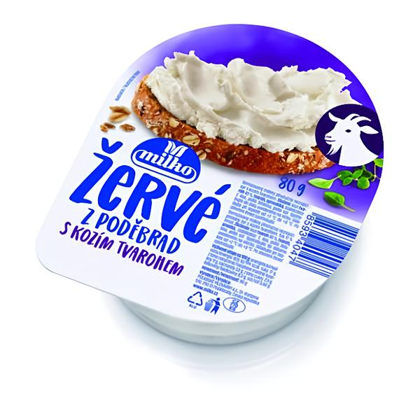 Milko Žervé s kozím tvarohem