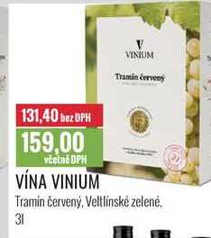 VÍNA VINIUM 3l