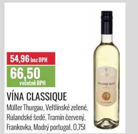 VÍNA CLASSIQUE 0,75l