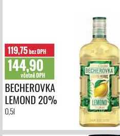 BECHEROVKA LEMOND 20% 0,5l