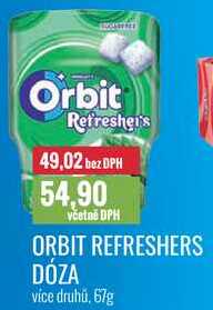 ORBIT REFRESHERS DÓZA 67g 