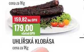 UHLÍŘSKÁ KLOBÁSA cena za 1kg 