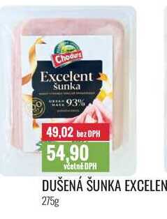 DUŠENÁ ŠUNKA EXCELENT 275g 