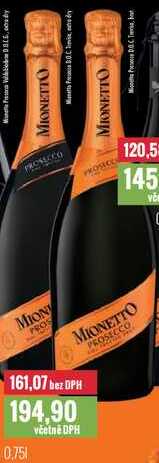 Mionetto Prosecco D.O.C. Treviso, brut 0,75l