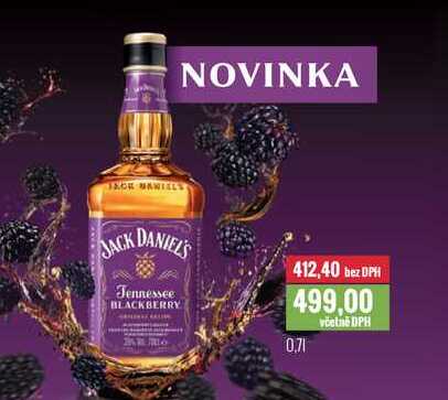 JACK DANIEL'S Tennessee BLACKBERRY 0,7l