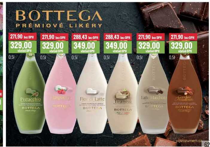 BOTTEGA PRÉMIOVÉ LIKÉRY 0,5l