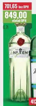 Tanqueray No. Ten Gin 0,7l