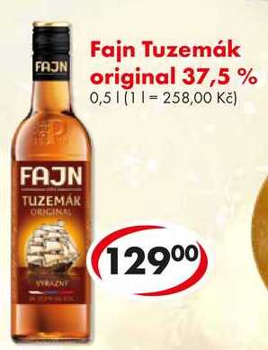 Fajn Tuzemák original 37,5%, 0,5 l