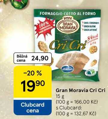 Gran Moravia Cri Cri, 15 g