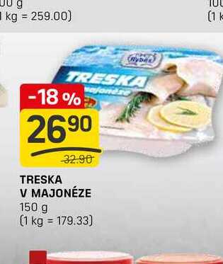 TRESKA V MAJONÉZE 150 g