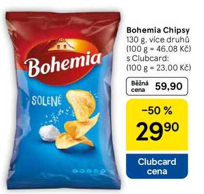 Bohemia Chipsy, 130 g, více druhů