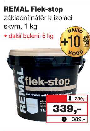 REMAL Flek-stop základní nátěr k izolaci skvrn, 1 kg