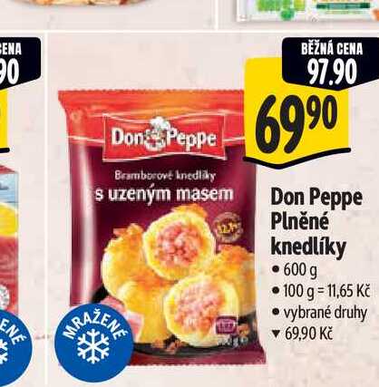 Don Peppe plněné knedlíky 600g, vybrané druhy