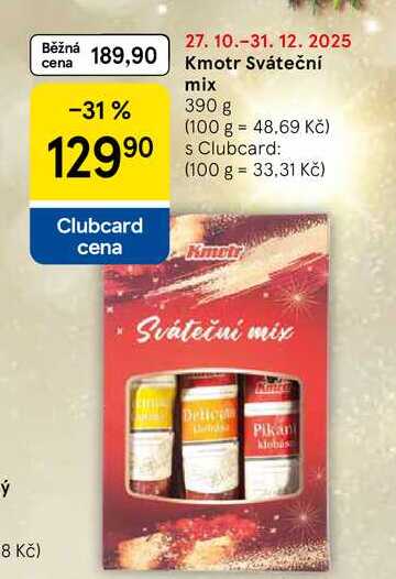 Kmotr Sváteční mix, 390 g