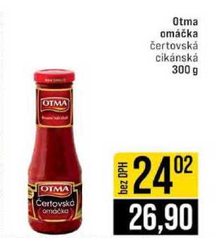 Otma omáčka čertovská cikánská 300 g 