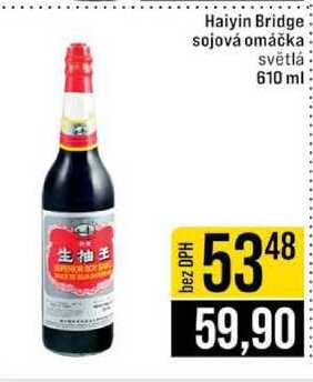Haiyin Bridge sojová omáčka světlá 610 ml 