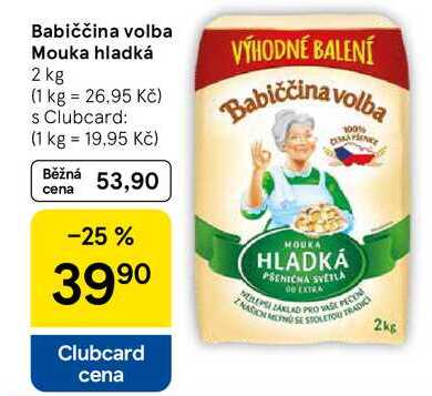 Babiččina volba Mouka hladká, 2 kg