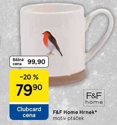 F&F Home Hrnek, motiv ptáček