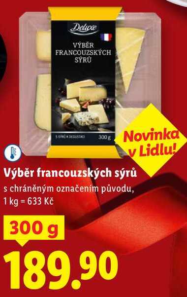 Výběr francouzských sýrů, 300 g