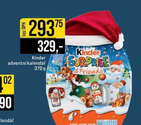 Kinder adventní kalendář 370g 