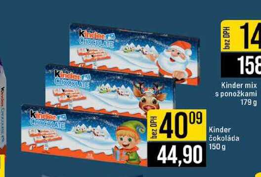 Kinder čokoláda 150 g