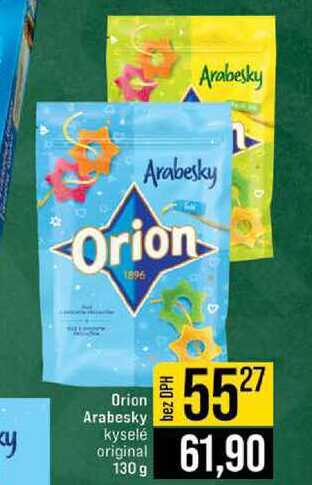 Orion Arabesky kyselé original 130 g