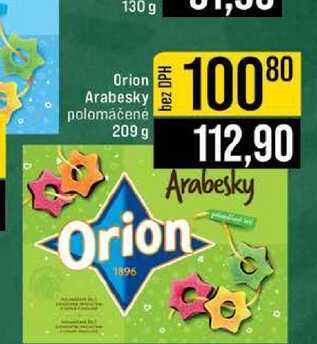Orion Arabesky polomáčené 209 g