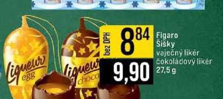 Figaro šišky vaječný likér čokoládový likér 27,5 g