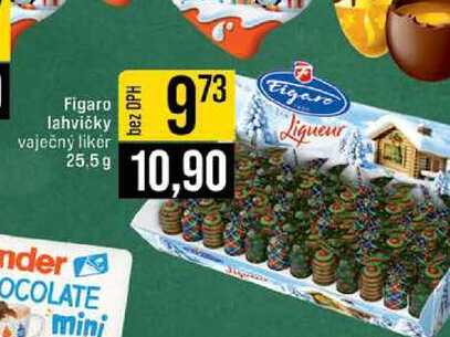 Figaro lahvičky vaječný likér 25.5g