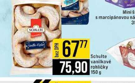 Schulte vanilkové rohlíčky 150 g