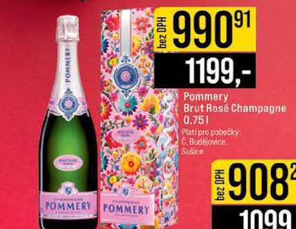Pommery Brut Rosé Champagne 0,75l