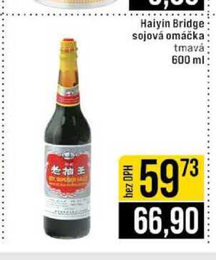 Haiyin Bridge sojová omáčka tmavá 600 ml