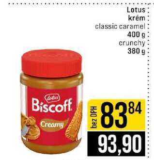 Lotus krém classic caramel 400 g crunchy