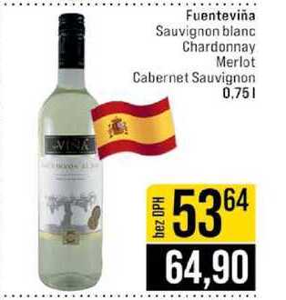 Fuenteviña Sauvignon blanc Chardonnay Merlot Cabernet Sauvignon 0,75l