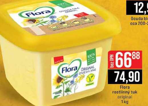 Flora rostlinný tuk original 1kg 