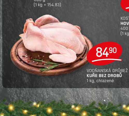 KUŘE BEZ DROBŮ 1 kg, chlazené 