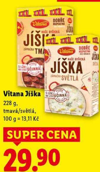 Vitana Jíška, 228 g