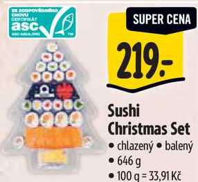 Sushi Christmas Set, 646 g