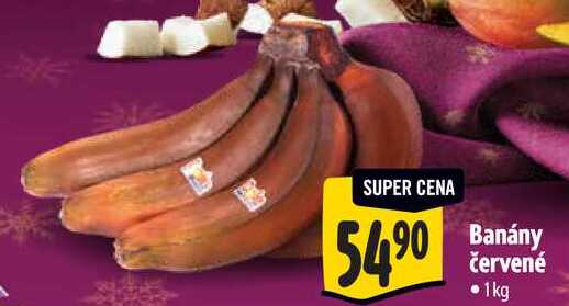 Banány červené, 1 kg