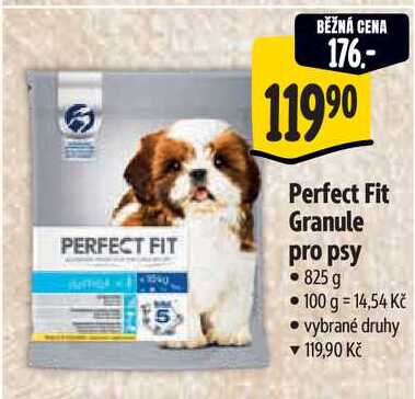 Perfect Fit Granule pro psy, 825 g