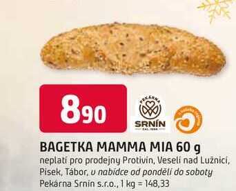 SRNIN BAGETKA MAMMA MIA 60 g