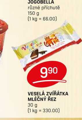 VESELÁ ZVÍŘÁTKA MLÉČNÝ ŘEZ 30 g