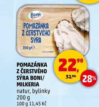 POMAZÁNKA Z ČERSTVÉHO SÝRA BONI, 200 g