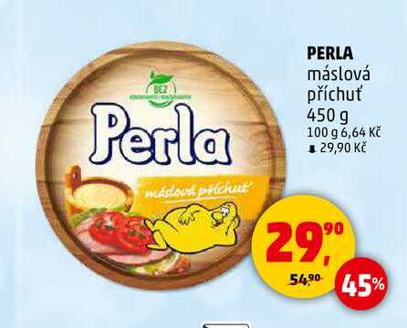 PERLA máslová příchuť, 450 g